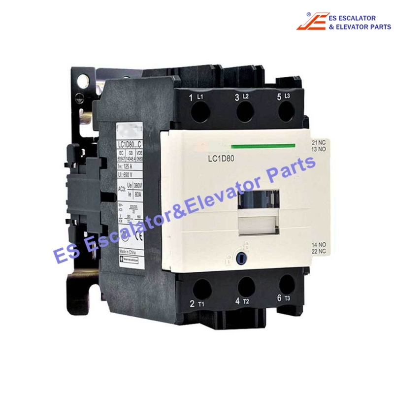 LC1D80M7C Elevator Contactor Use For Schneider
