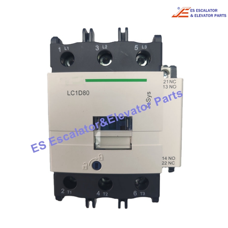 LC1D80F7C Elevator Contactor Use For Schneider
